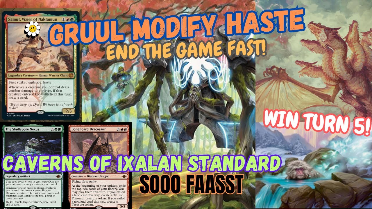 Gruul MODIFY Aggro! :) WIN TURN 5! - Caverns of Ixalan Standard - Haste, Counters, Ramp, & Trample!