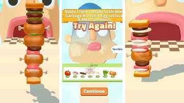 ✅ Sandwich Runner in New Levels iOS,Android Gameplay walkthrough All Trailer Update HHIKGFGHK