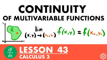 Continuity of Multivariable Functions | Calculus 3 Lesson 43 - JK Math