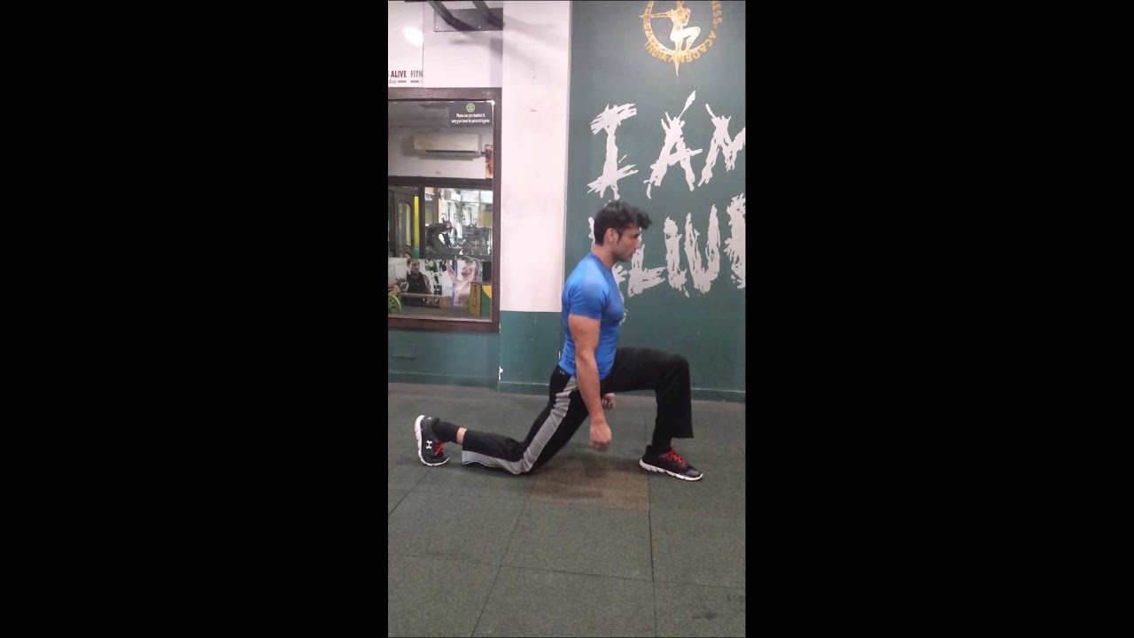 fitness videos online Lunges
