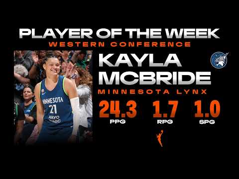 Western Conference Player of the Week- Kayla McBride