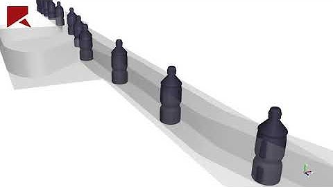 Bottling line performance prediction using Rocky DEM