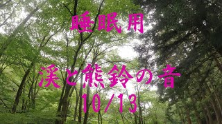 【睡眠用】渓と熊鈴の音　10/13