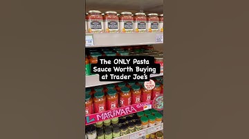 The ONLY Pasta Sauce Worth Buying at Trader Joe’s #pasta #food #health