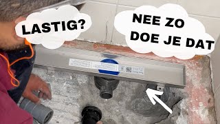 expeditie Faculteit bouwer 5 TIPS-Pvc afvoer uithakken, los branden en aansluiten op een douchedrain -  YouTube