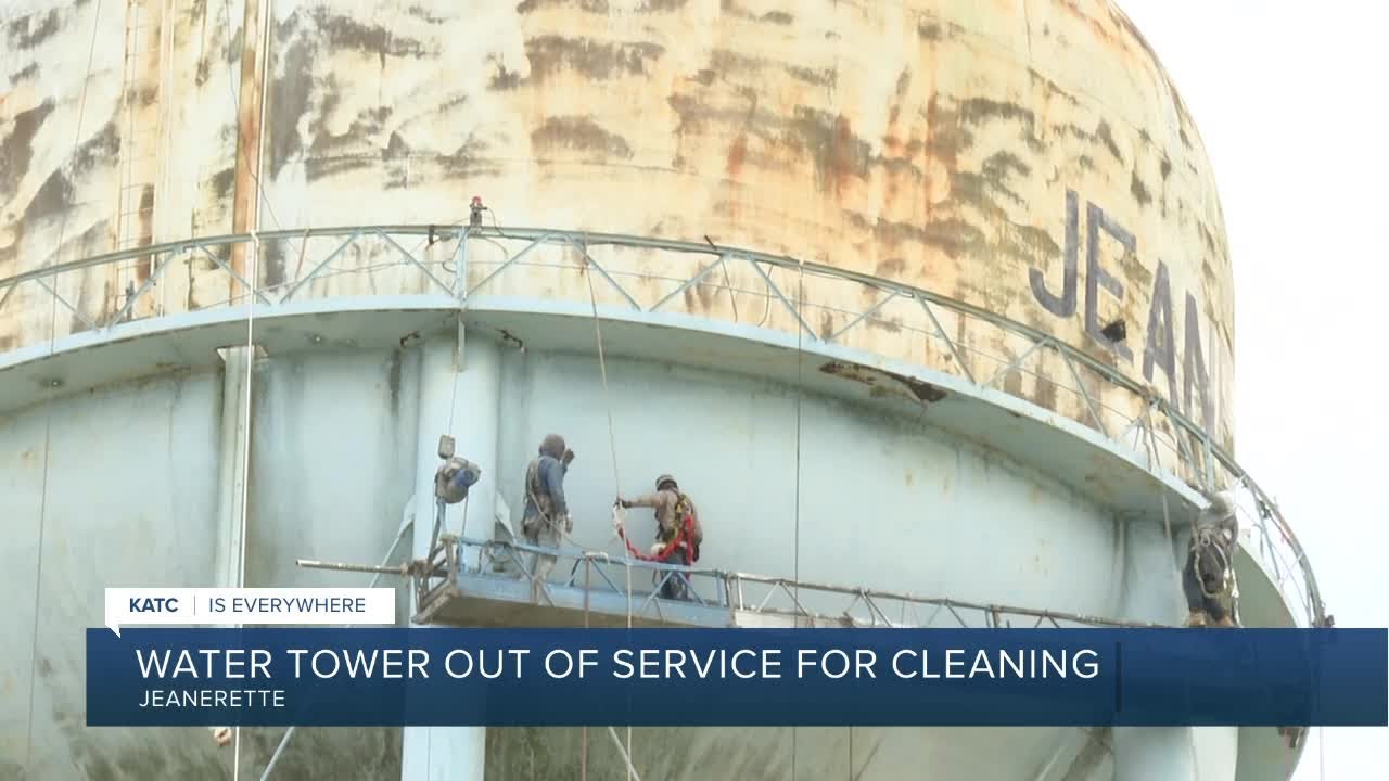Jeanerette Water Tower to undergo cleaning and repairs for better water
