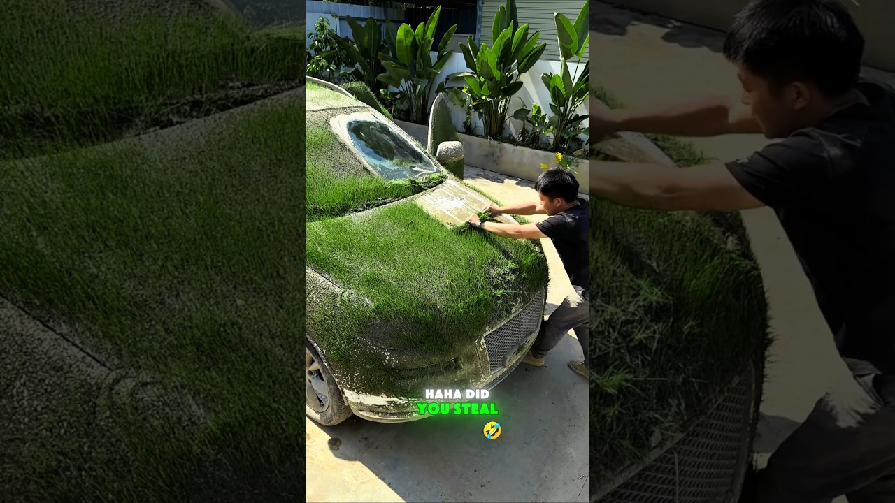Ronaldo Gave Dad This Car?! 😱🚗 #ronaldo #cleaning #car #cr7 #woodworking #shortvideo #usa