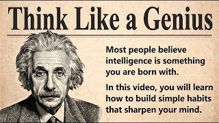 How Geniuses Train Their Mind — IQ Is Not Fixed | Practical Tips to Improve Your English Skills