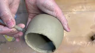 Making a Smooth Pinch Pot for Burnishing
