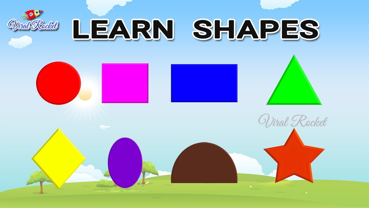 Shapes Vocabulary ll 50 Shape Names in English with Pictures ll Shape  English Vocabulary 