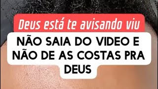 Não Sai Do Vídeo Não Dê As Costas Pra Deus