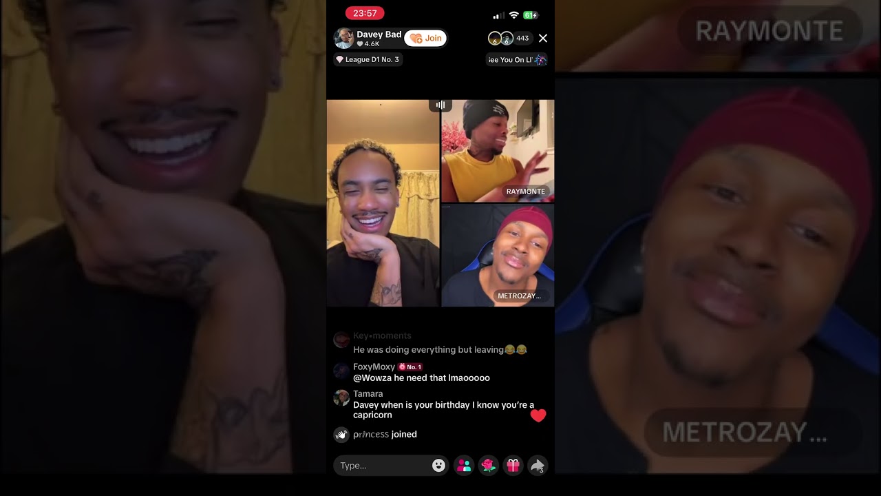 METRO ZAY, DAVEY, RAYMONTE, JOHN (TIKTOK LIVE) 