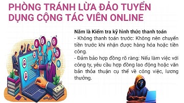 Lừa đảo tuyển dụng cộng tác viên online