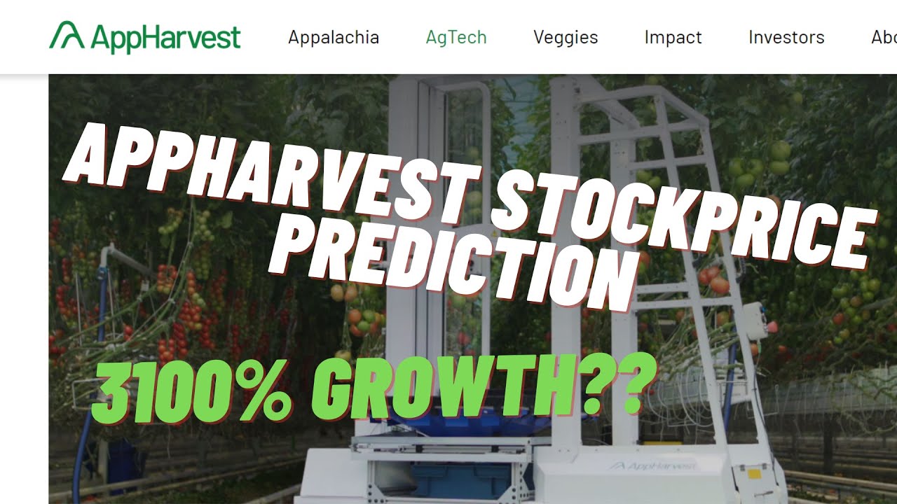 AppHarvest stock price prediction 3100 Growth??? APPH YouTube
