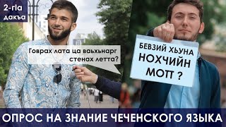 Проверь свои знания ЧЕЧЕНСКОГО ЯЗЫКА! Опрос на знание чеченского языка в Грозном. 2 часть.