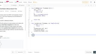 501  Find Mode in Binary Search Tree - Leetcode in Go - Binary tree - Hashmap