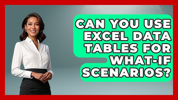 Can You Use Excel Data Tables For What-If Scenarios? - Docs and Sheets Pro