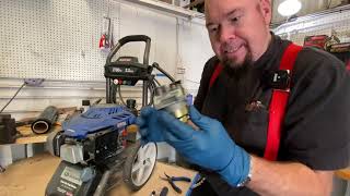Subaru EA175V Pressure Washer Repair - How To Repair the Carburetor
