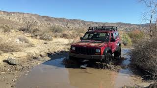 Middle Willows stream crossing - Coyote Canyon, Anza Borrego St. Park