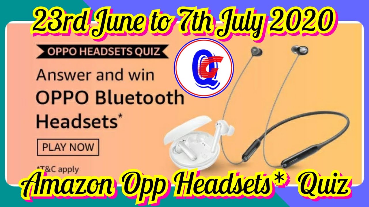 amazon oppo bluetooth quiz answers
