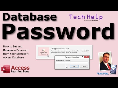 How to Set and Remove a Password in Your Microsoft Access Databases, Encrypt with Password