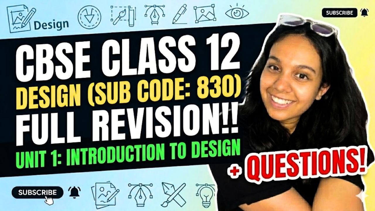 CBSE Class 12 Design (Sub Code: 830) | Unit 1: Introduction to Design ...