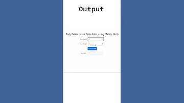 BMI Calculations using Javascript#shorts #trending #instagram #new #coding #programming #javascript