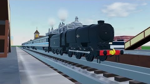 Part 1 of running trains on Ro-Scale Sandbox (Roblox)
