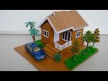 Make A Beautiful  Cardboard House Step by Step