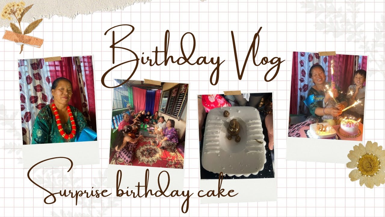 SURPRISED BIRTHDAY CAKE || 