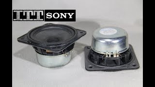 ITT / SONY unit 1-505-154-11 woofers free air excursion ( test )