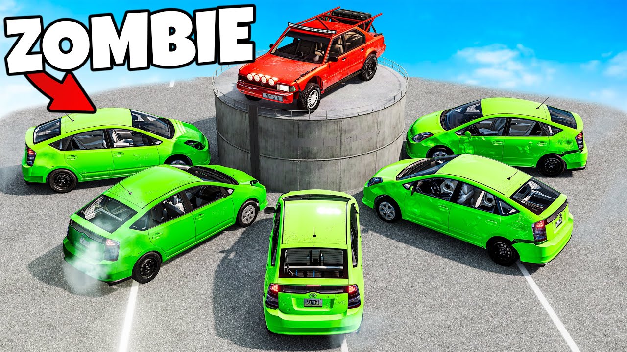 ❄️ CHOWAM SIĘ PRZED ZOMBIE LOSOWYM POJAZDEM! | BeamNG Drive |
