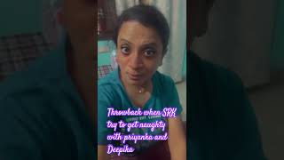 Throwback when SRK try to get naughty with priyanka chopra and deepika padukon#trending#filmfareawar