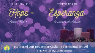 12/2 - 8:30 AM - Martes de la primera semana de Adviento - Santa Misa