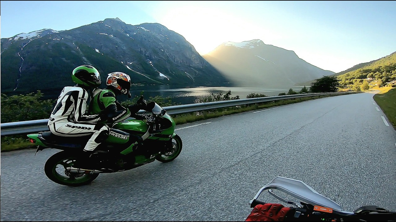 Rolig tur til Eikesdalen / KTM & Ninja med passasjer