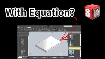 Solidworks Sheet Metal + Equation Advanced Tutorial