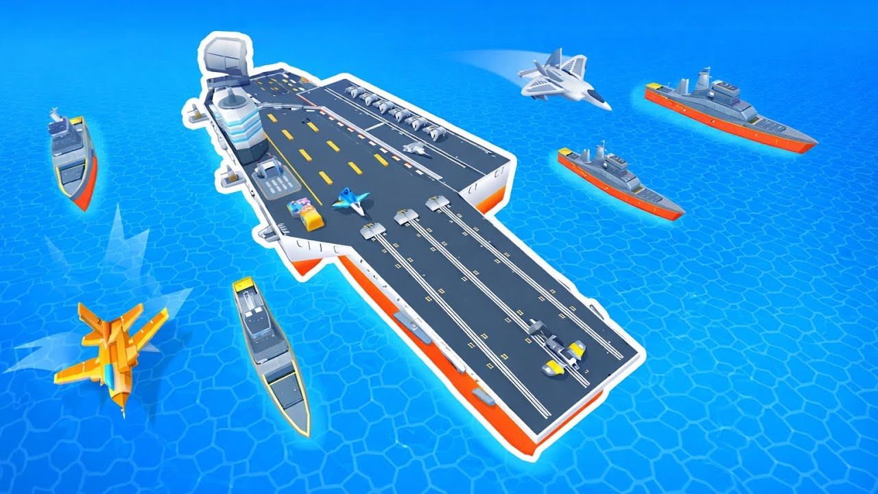 Idle Aircraft Carrier - Gameplay Walkthrough Part 1 - Android GamePlay