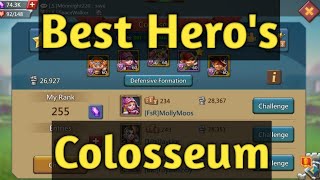 Colosseum Rank Trick - Best Heroes - Lords Mobile