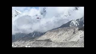 Everest Longline Rescue from everest camp3 to Basecamp 2023 by Babu Sherpa 18 views 8 months ago 1 minute, 16 seconds
