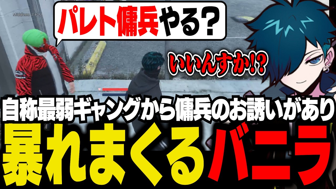 【#NEWTOWN】スーパーでミドリさんと出会い、傭兵に誘われ喜びまくるバニラ【GTA5/バニラ/切り抜き】