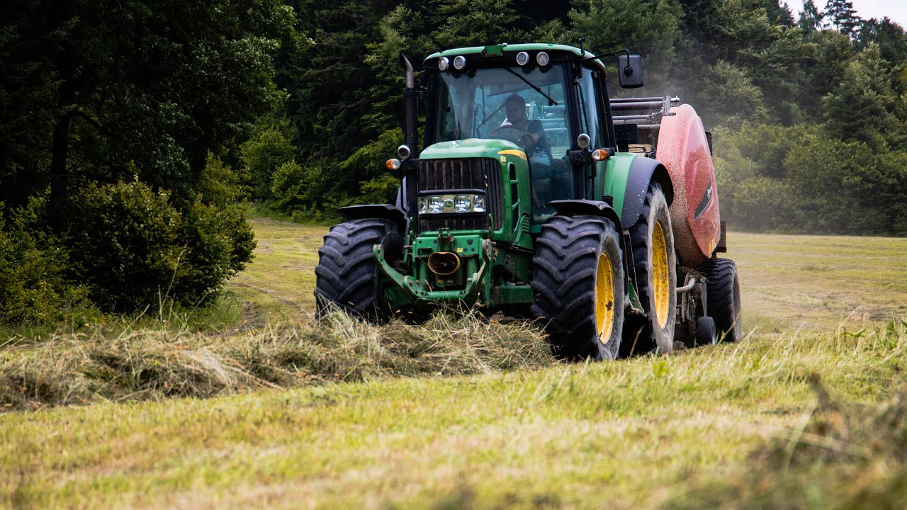 Prasowanie nowym nabytkiem - Kverneland 6716