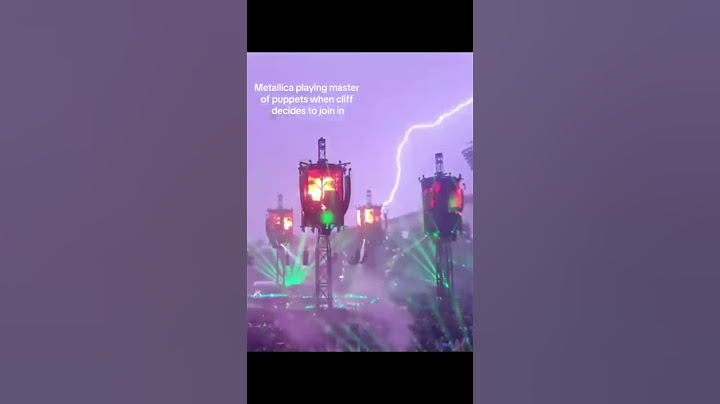 Lightning Strikes as Metallica Rocks ‘Master of Puppets’ LIVE!