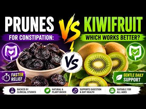 Prunes vs kiwifruit for constipation: Which Works Better? (2026)