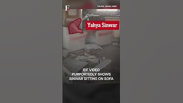 IDF Video Shows Hamas Chief Yahya Sinwar Shortly Before He Died | Subscribe to Firstpost