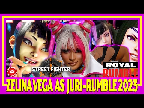 Side-by-side comparison shows just how perfect WWE superstar Zelina Vega's  Street Fighter 6 Juri cosplay was at Royal Rumble 2023