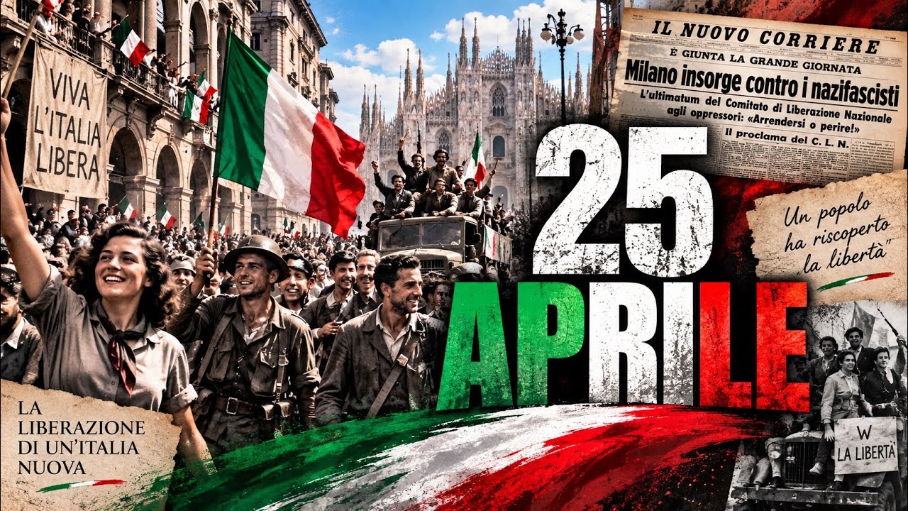 25 aprile 1945: La Liberazione d'ITALIA - YouTube
