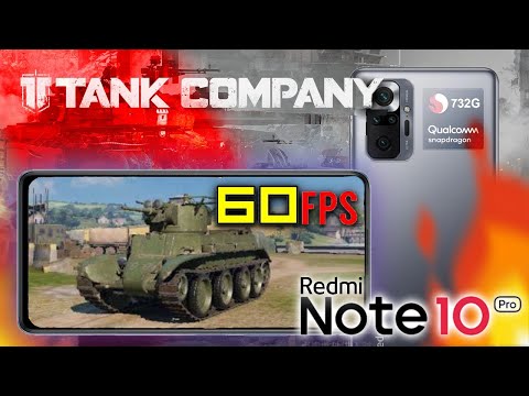 Tank Company FPS test Redmi Note 10 pro Snapdragon 732g Тест ФПС на Редми Нот 10 про Танк компани