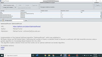 INSTALLING PACKAGE MANAGER IN WEKA