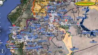 Обзор карты боевых действий в Сирии и Ираке от 20 12 2015г Обзор карты боевых действий в Сирии и Ираке от 20 12 2015г