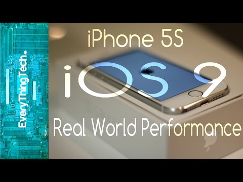 iPhone 5S iOS 9 Real World Performance Test!